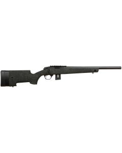 Bergara Rifles BMR009 BMR-X22 WMR 10+1 18" Blued Heavy Threaded Barrel, Blued Picatinny Rail Receiver, Adj LOP Green w/Black Webbing Synthetic Stock