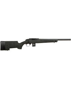Bergara Rifles BMR011 BMR-X17 HMR 10+1 18" Blued Heavy Threaded Barrel, Blued Picatinny Rail Receiver, Adj LOP Green w/Black Webbing Synthetic Stock
