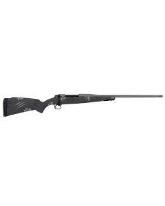 Fierce Firearms TWROG300WIN22GP Twisted Rogue 300 Win 22" Tungsten Cerakote Steel Threaded Barrel, Drilled &amp; Tapped Steel Receiver, LR Negative Comb Phantom Camo Carbon Fiber Stock