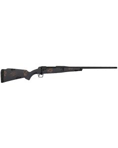 Fierce Firearms TWROG300WIN22BT Twisted Rogue Mini 300 Win Armour Lube Black Steel Threaded Barrel, Drilled &amp; Tapped Steel Receiver, LR Negative Comb Trophy Camo Carbon Fiber Stock