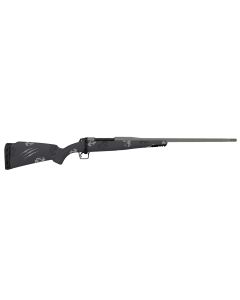 Fierce Firearms TWROG308WIN18GP Twisted Rogue 308 Win 18" Tungsten Cerakote Steel Threaded Barrel, Drilled &amp; Tapped Steel Receiver, LR Negative Comb Phantom Camo Carbon Fiber Stock