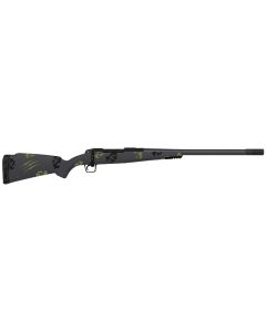Fierce Firearms TWTROG308WIN20BF Twisted TI Rogue 308 Win 20" Black Cerakote Steel Threaded Barrel, Drilled &amp; Tapped Titanium Receiver, LR Negative Comb Forest Camo Carbon Fiber Stock