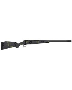 Fierce Firearms ROG7MMBC20BF Carbon Rogue 7mm BC 20" Black Cerakote Carbon Fiber Match Grade Threaded Barrel, Drilled &amp; Tapped Steel Receiver, LR Negative Comb Forest Camo Carbon Fiber Stock