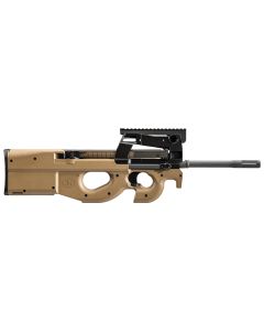 FN 3848950511 PS905.7x28mm 10+1 16.04" Black Steel Barrel, Flat Dark Earth Picatinny Rail Aluminum Alloy Receiver, Bullpup w/Thumbhole Flat Dark Earth Synthetic Stock, Ambidextrous