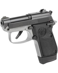 Beretta USA J20X22R8 20X Bobcat You're On Your Own 22 LR 8+1 2.40" Black Steel Barrel, Gray Cerakote ELS/Serrated Steel Slide, Black Polymer Frame w/Beavertail, Helica Texture Grip