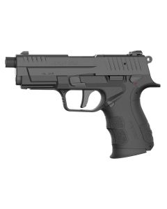 Retay USA RXP22BLK10TH RXP22 LR 10+1 4" Black Threaded Barrel, Black Cerakote RMR/RMSc Optic Ready/Serrated Slide &amp; Polymer Frame w/Accessory Rail, Textured Grip