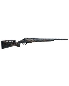 Seekins Precision 0011710249-F Havak PH3 7mm Rem Mag 22" Black Fluted Threaded Barrel, Black Picatinny Rail Steel Receiver, Adj Cheek Riser Woodland Shadow Synthetic Stock