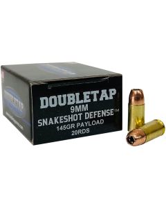 DoubleTap Ammunition 9MMSS20 Snake Shot9mm 20 Per Box/50 Case