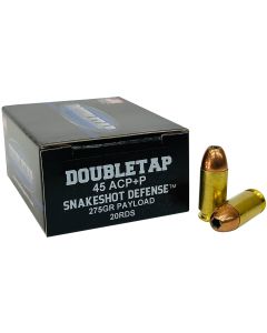 DoubleTap Ammunition 45ASS20 Snake Shot45ACP 20 Per Box/50 Case