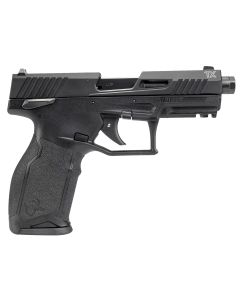 Taurus 1-2TX22141-10 2TXFull Size Frame 22 LR 10+1 4.60" Matte Black Threaded Barrel, Black Anodized Serrated Slide, Matte Black Polymer Frame w/Picatinny Rail, Textured Grip