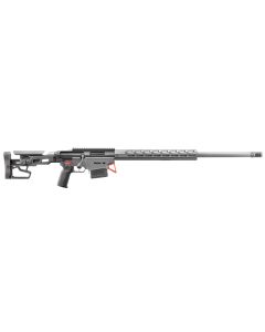 Ruger 18109 Precision Custom 6mm GT 10+1 26" Stainless Threaded Barrel, Stealth Gray Cerakote Picatinny Rail Aluminum Receiver, Adjustable Folding Stock, Black Magpul K2+ Grip