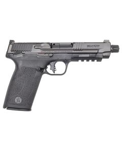 Smith &amp; Wesson 14093 M&amp;P 5.7 Full Size Frame 5.7x28mm 10+1 5" Black Armornite, Black Optic Ready/Serrated Stainless Steel Slide, Black Polymer Frame w/Picatinny Rail, Polymer Grip