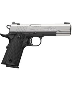 Browning 051118492 1911-380Full Size 380 ACP 8+1 4.25" Stainless Steel Barrel, Satin Stainless Steel Serrated Slide, Matte Black Aluminum Frame, Black Polymer Grip