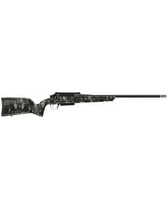 Christensen Arms 8011503701 Evoke Hunter 7mm BC 3+1 20" Black Cerakote Button Rifled/Threaded Barrel, Black Cerakote Picatinny Rail Steel Receiver, Adjustable Multi-Tone Green Polymer Stock