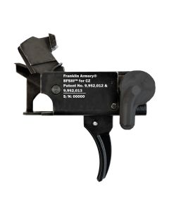 Franklin Armory 0650000BLKBFSIII Black Curved Fits CZ Scorpion Style Ambidextrous