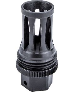 Kgm Suppressors A-QD-FH-S-1 Quick Detach Flash Hider Black Nitride Steel 1/2"x28 Threads