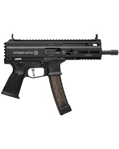Grand Power 8588005808378 SP9A1 Stribog 9mm Luger 30+1 8" Black Threaded Barrel, M-LOK Handguard, Black Aluminum Picatinny Rail Receiver, Black Polymer Grip, Thread Protector
