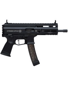 Grand Power 8588005808538 SP9A3 Stribog 9mm Luger 30+1 8" Black Threaded Barrel, M-LOK Handguard, Black Aluminum Picatinny Rail Receiver, Rear Picatinny Rail, Black Polymer Grips