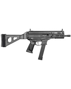 Grand Power 810091152850 Stribog SP9A3G 9mm Luger 8" Black, SB Tactical Brace