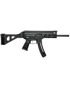 Grand Power 197892004817 TR22 Stribog 22 LR 25+1 8" Black Threaded Barrel, Black Picatinny Rail Receiver, Black Aluminum Frame w/Lower Picatinny Rail, SB Tactical Brace, Black Polymer Grips