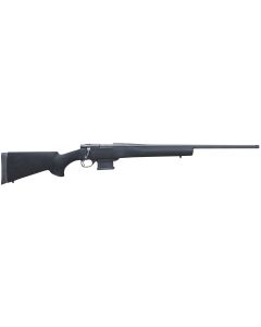 Howa HMA223BHBY 1500 Mini Action Youth 223 Rem 20" Black Heavy Threaded Barrel, Black Drilled &amp; Tapped Steel Receiver, Fixed HTI Black Synthetic Stock