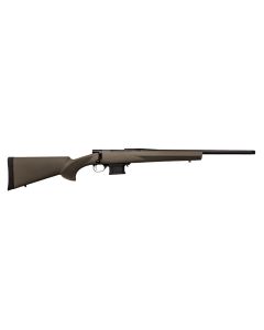 Howa HMA22ARCGHBY 1500 Mini Action Youth 22 ARC 20" Black Heavy Threaded Barrel, Black Drilled &amp; Tapped Steel Receiver, Fixed HTI Green Synthetic Stock