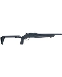 Rossi LWC300B-BKFS LWC300 Blackout Single Shot 16.50" Black Oxide Threaded Barrel, Black Picatinny Rail Alloy Steel Receiver, Folding Black Polymer Stock