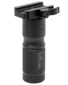 Leapers MNTGRP002SQ QD Foldable ForegripMatte Black Aluminum