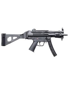 PTR9RS BR 9mm Luger 30+1 6" Black Nitride 3-Lug Threaded Barrel, M-LOK Handguard, Black Parkerized Aluminum Picatinny Rail Receiver, SB Tactical Brace, Black Polymer Grip