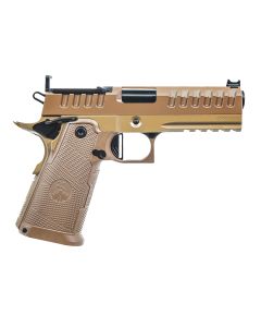 Watchtower Firearms APACHE9MMCMNDRFDE ApacheCommander Frame 9mm Luger 15+1 4.25" Threaded Barrel Steel Slide Flat Dark Earth PVD
