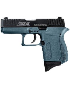 Diamondback DB0200P251 DB9 Gen4 Jesse James Micro-Compact Frame 9mm Luger 6+1 3.10" Black Nitride Stainless Steel Barrel &amp; Serrated Slide, Civil Defense Blue Cerakote Polymer Frame w/Beavertail