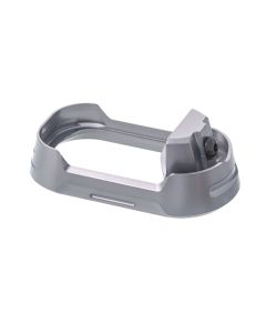 Tyrant CNC TDG19G34MWGREYBLKSCRWMagwell Fits Glock 19 Gen 3-4 Grey Aluminum