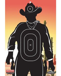 Birchwood Casey BC-35771 Dirty Bird Target Gunslinger Skyline 12" x 18" 6 Pack