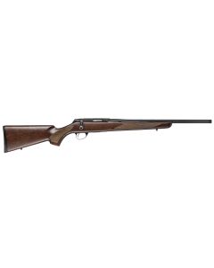 Tikka JRT1XH300SB T1X Hunter 22 LR 5+1 16" Black Threaded Barrel, Black Drilled &amp; Tapped Steel Receiver, Oiled Fixed Wood Stock, Right Hand