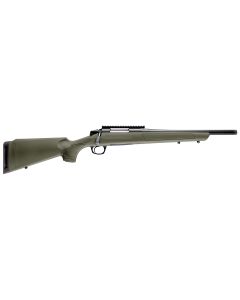 CVA CR3903SB Cascade SR Compact 308 Win 4+1 16.50" Graphite Black Cerakote Threaded Barrel, Graphite Black Cerakote Picatinny Rail Steel Receiver, Fixed OD Green Synthetic Stock