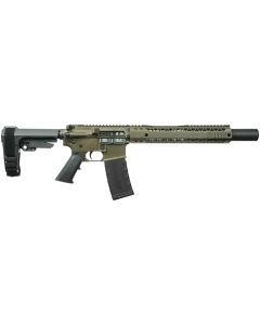Black Rain Ordnance BROROTRM30A Bro M30ASports South ROTR 300 Blackout Badlands Cerakote Aluminum Picatinny Rail Receiver Black Black Polymer Grip