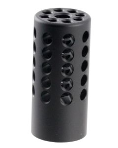 Tactical Solutions 1022CMPMB X-Ring Compensator Black Matte Aluminum with 1/2"-28 tpi Threads .920" Diameter for 22 LR Ruger 10/22