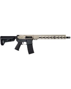 Shark Coast Tactical 300-055-1000-20 Badger5.56 NATO 30+1 16" Black Nitride Threaded Barrel, Gray &amp; Tan Cerakote Picatinny Rail Aluminum Receiver, Magpul SL-K Black Polymer Stock, Black Polymer Grip