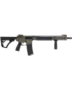 Daniel Defense DLRLIMSER-002 DDM4 V9 5.56 NATO 32+1 16" Crocodile Rattlecan Threaded Barrel, Crocodile Rattlecan Picatinny Rail Aluminum Receiver, DD Buttstock Black Polymer Stock, Black Polymer Grip