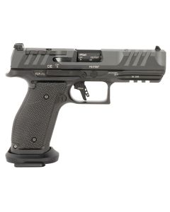 Walther Arms 2897008 PDP Pro Full Size Frame 9mm Luger 20+1 4.50" Black Steel Barrel, Black Optic Ready/Serrated Steel Slide, Black Steel Frame w/Picatinny Rail, Textured Polymer Grip