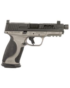 Ed Brown MPFMATCH Fueled M&amp;P Match 9mm Luger 19+1 4.75" Black Nitride Match Grade Threaded Barrel, Black Nitride Optic Cut/Ported/Serrated Stainless Steel Slide