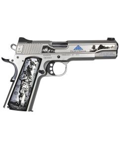 Cnc Firearms CNCFOLDSHONOR Folds Of HonorLimited Edition 45 ACP 7+1 5" Match Grade Barrel, Engraved/Serrated Stainless Steel Slide, Stainless Steel Frame w/Beavertail, Scenic Aluminum Grip