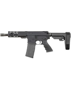 Rock River Arms BLK2132 LAR-15M300 AAC Blackout 30+1 8" Black M-LOK Handguard, Black Aluminum Picatinny Rail Receiver, Black Polymer SB Tactical SBA3 Brace, Black Hogue Rubber Grip