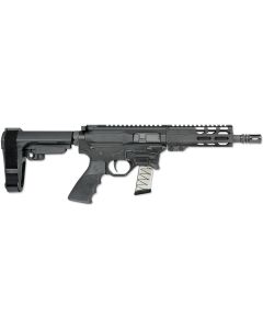 Rock River Arms BT92132 LAR-BT9G9mm Luger 15+1 7" Black Threaded Barrel, M-LOK Handguard, Black Aluminum Picatinny Rail Receiver, Black Polymer SB Tactical SBA3 Brace, Black Hogue Rubber Grip