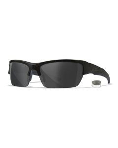 Wiley X CHVAL07 ValorMedium Smoke Gray/Clear Lens Polycarbonate Matte Black Frame