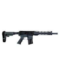 Alexander Arms PHI50ST Highlander50 Beowulf 7+1 12" Black Fluted Threaded Barrel, Black Anodized Picatinny Rail Receiver, SB Tactical SBA3 Brace, Black Ergo Grip