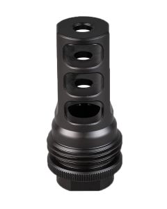 SilencerCo AC4766 ASR Muzzle Brake Black Nitride 9/16x24 RH Threads 30 Cal