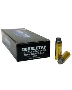 DoubleTap Ammunition 45CS255HC 45Colt 225gr Hardcast Solid 20 Per Box/25 Case