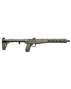 Kel-Tec SUB2K10GLKGRN SUB2000 Gen3 10mm Auto 15+1 16.15" Black Threaded Barrel, OD Green Picatinny Rail Receiver, M-LOK Handguard, Rotating Forend, 3 Position Adj OD Green Polymer Stock, Glock 20 Grip