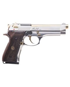 Derya Firearms 15L.MELIK9.NG.TR Melik9mm Luger 15+1 4.90" Gold TiN Steel Barrel, Black Melonite Serrated Steel Slide,Black Aluminum Frame, Black Polymer Grip